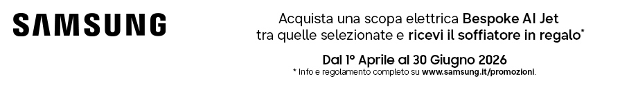 Soffiatore in regalo con Bespoke AI Jet
